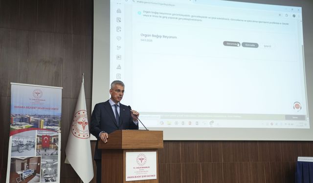 Sağlık Bakanı Memişoğlu organlarını bağışladı