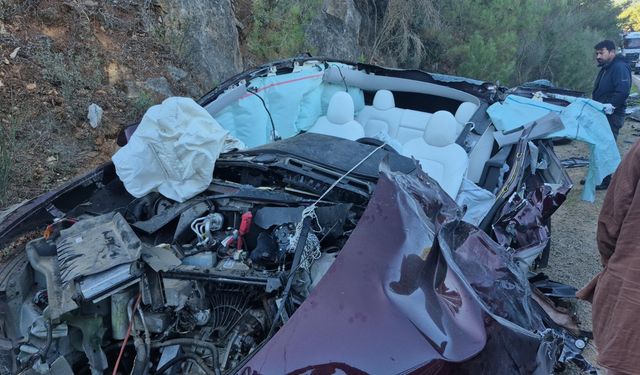 Bodrum'da feci TIR kazası