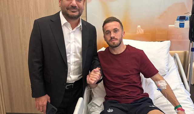 Edin Visca'nın operasyonu başarılı geçti