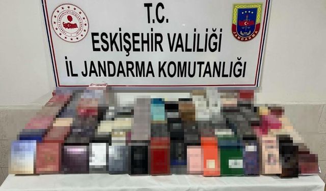 Eskişehir'de kaçak parfüm operasyonu