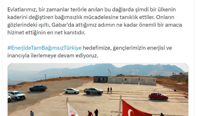 Gabar'daki petrol üretim tesisinde misafirler ağırlandı