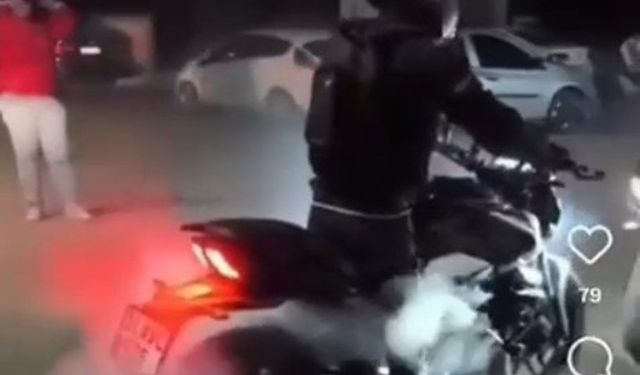 Hatay’da motosikletle makas atan sürücüye para cezası