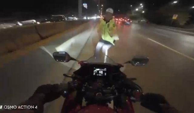 İstanbul'da kazaya müdahale eden trafik polisine motosiklet çarptı