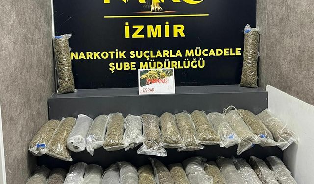 İzmir'de uyuşturucu operasyonu