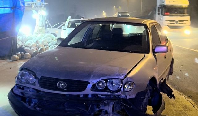 Kaza sonrası sürücüler arasında kavga çıktı