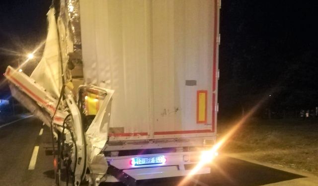 Samsun'da can alan minibüs kazası