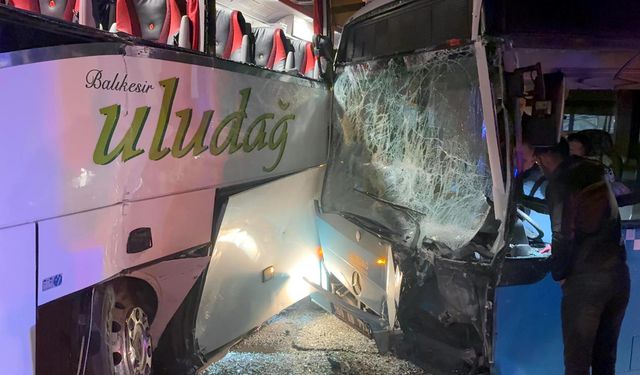 Tekirdağ'da korkutucu otobüs kazası