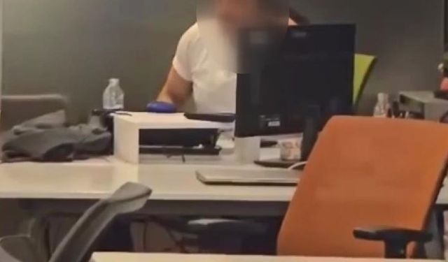 TV binasına silahla giren şahsı polis ikna etti