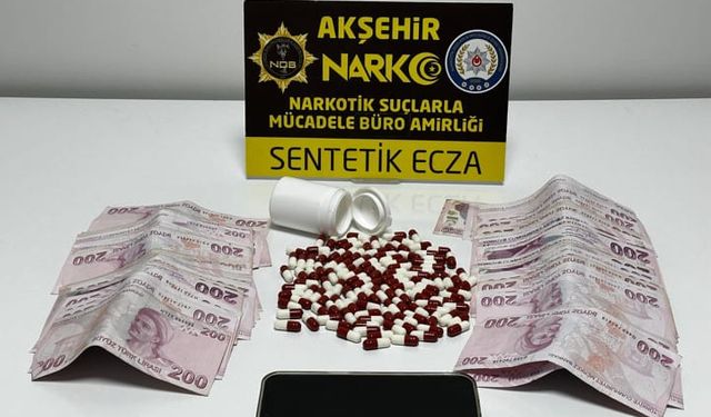 Akşehir'de uyuşturucu operasyonu