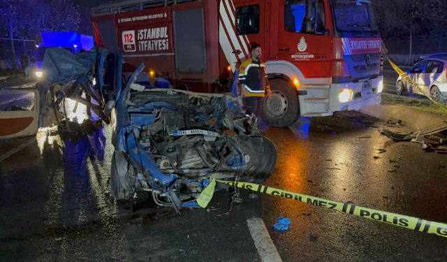 Başakşehir'de zincirleme trafik kazası can aldı
