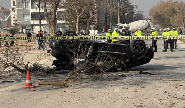 Konya'da can alan otomobil kazası