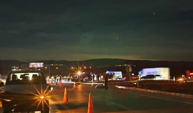 Bolu'da trafik kazası: 1 ölü, 1 yaralı