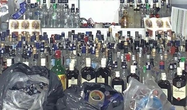 Bursa'da kaçak alkol operasyonu