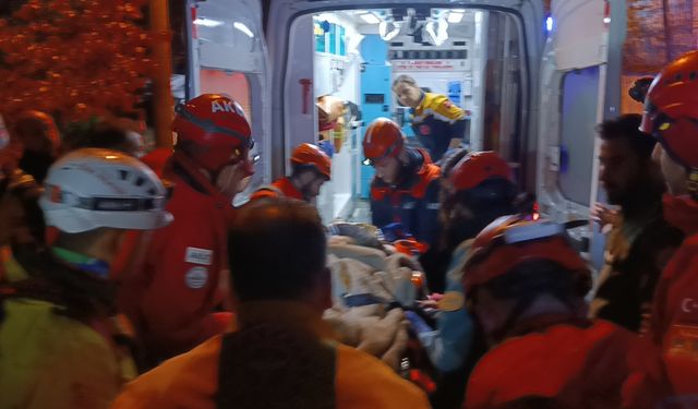 Doğa yürüyüşünde korkutan kaza