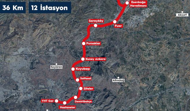 'Esenboğa Havalimanı Metro Hattımızın Yapımına 2026'da Başlamayı Hedefliyoruz'