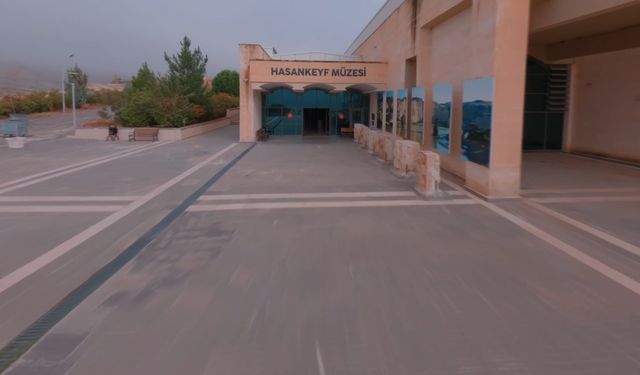 Hasankeyf Müzesi dron kamerasıyla görüntülendi