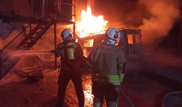 Hatay'da korkutan yangın