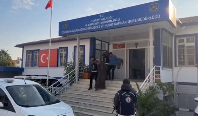 Kaçak göçmenler Hatay'da yakalandı