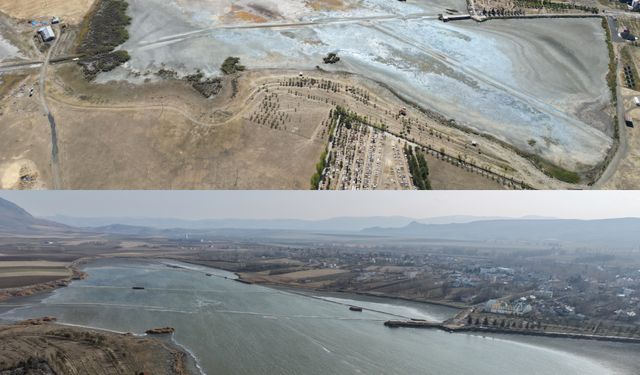 Kasım yağışları, Ulaş Gölü'nü eski haline getirdi