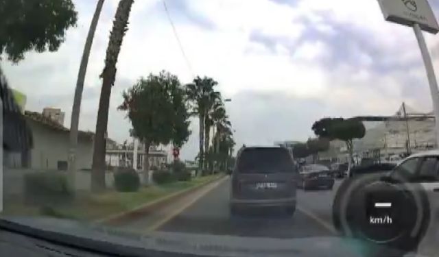 Mersin'de makas atan sürücü gözaltına alındı