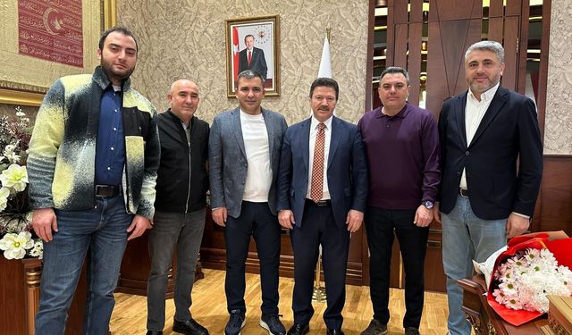 Karalar İnşaat Etimesgut Spor Kulübü’nden Mehmet Yiğiner’e Hayırlı Olsun Ziyareti