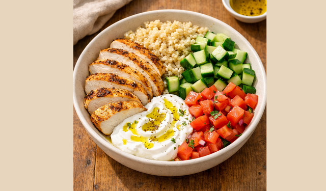 Hem Doyurucu Hem Hafif: 10 Dakikada Hazırlanan Tavuklu Bowl Tarifi