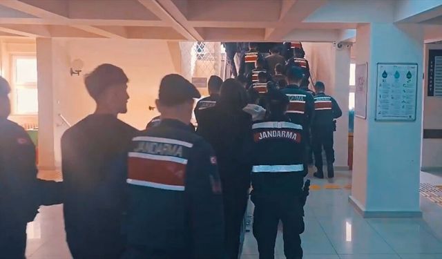 9 ilde organize suç örgütlerine yönelik operasyon