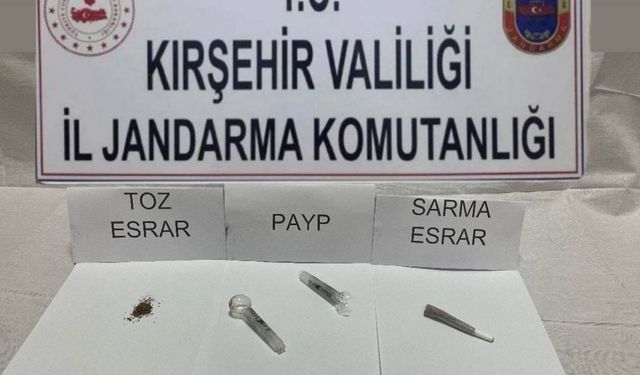 Kırşehir'de uyuşturucu operasyonu