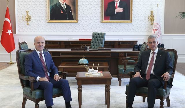 Memişoğlu, YÖK Başkanı Özvar'ı kabul etti