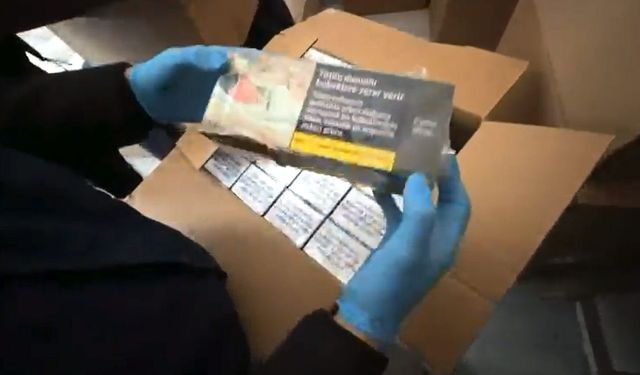 Edirne'de kaçak tütün operasyonu