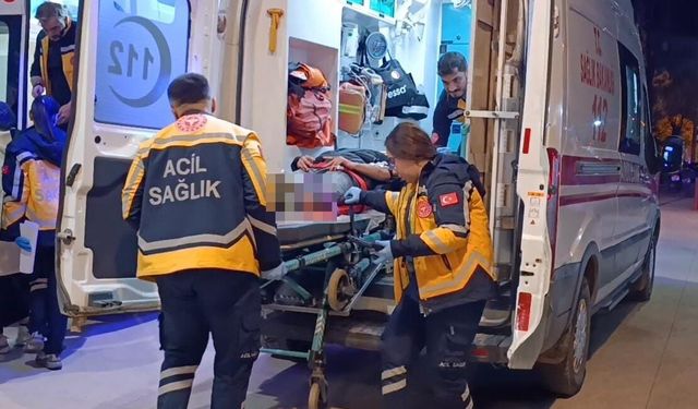 Husumetlisini bacağından vurdu