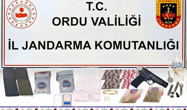 Ordu'da uyuşturucu operasyonu