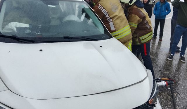 Silivri'de korkutan otomobil kazası: 4 yaralı