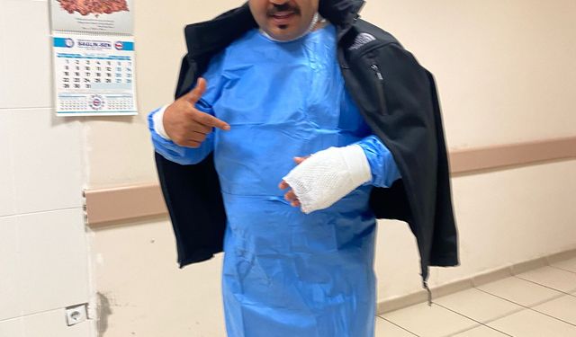 Soğuk hava testi yaparken yandı