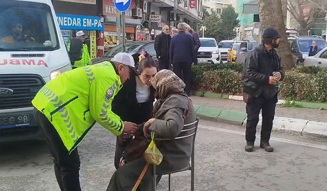 Trafik polisinden duygulandıran davranış