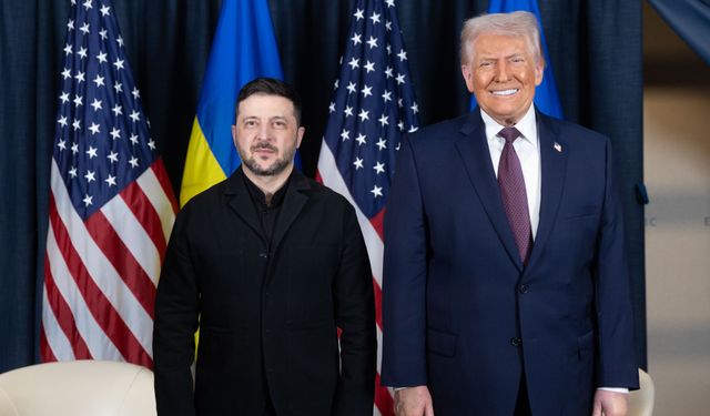 Zelenskiy ile Trump, Davos'ta bir araya geldi