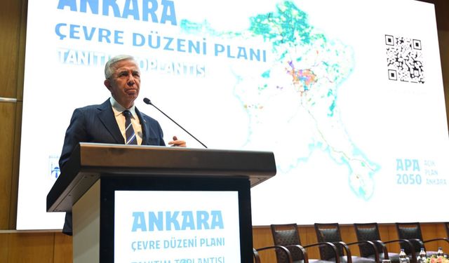 Mansur Yavaş 2050 Çevre Düzeni Planı'nı tanıttı