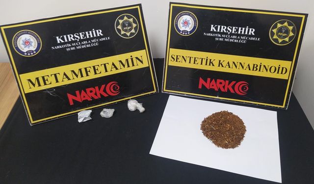 Kırşehir'de uyuşturucu operasyonu