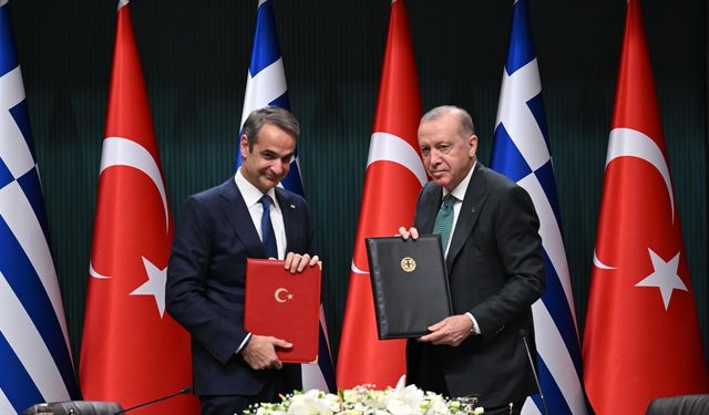 Türkiye ile Yunanistan arasında ortak bildiri imzalandı