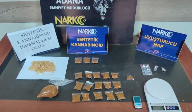 Adana'da uyuşturucu operasyonu