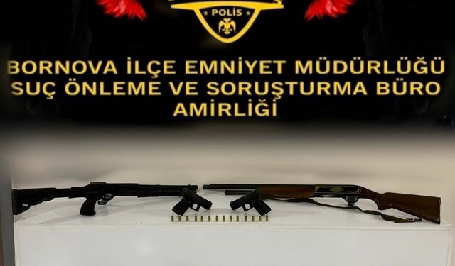 Aile apartmanına silah kaçakçılığı operasyonu