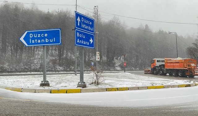Bolu Dağı beyaza büründü