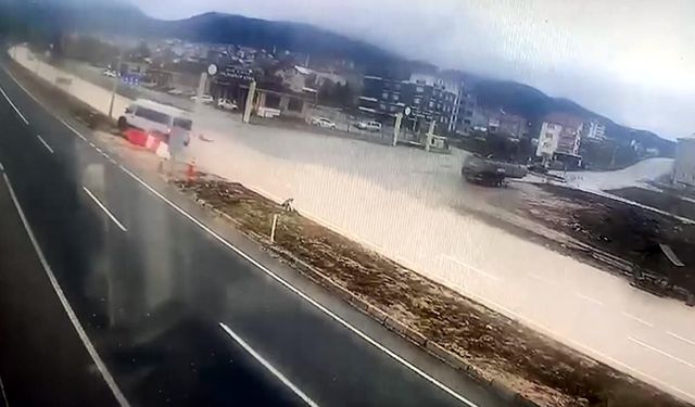 Bolu'da korkunç kaza: 1 yaralı