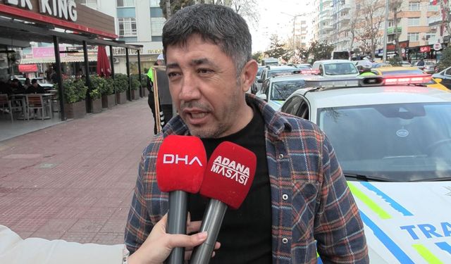 Ceza Yiyen Taksi Şoföründen Yayaya Tepki