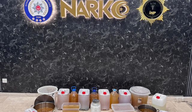 Esenyurt'ta yasaklı madde operasyonu