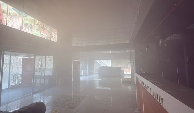 Karabük'te korkutan otel yangını