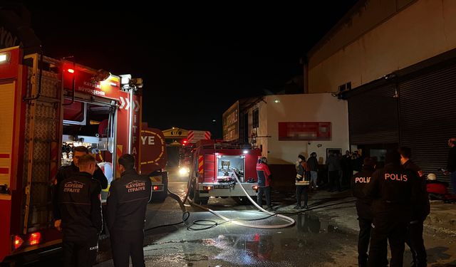 Kayseri'de Tesis Yandı
