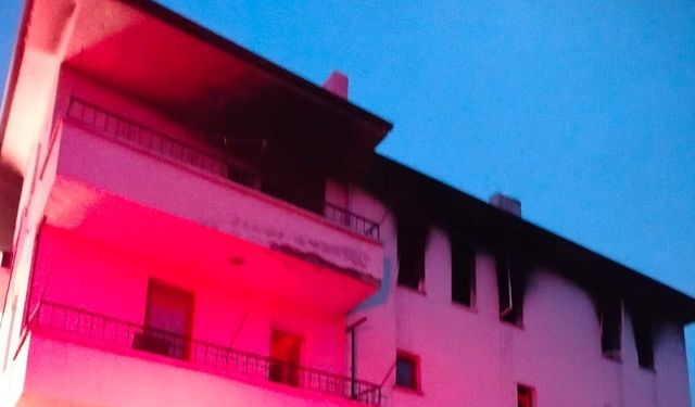 Nallıhan'da ölümlü bina yangın