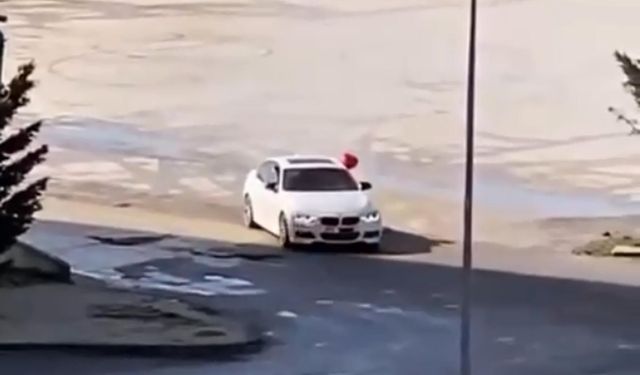 Plakasını kapatarak drift atan sürücüye ceza