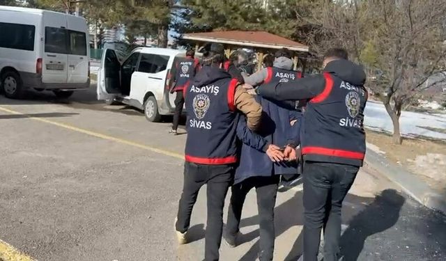 Sivas'ta 3 firari hükümlü polis ekiplerince yakalandı